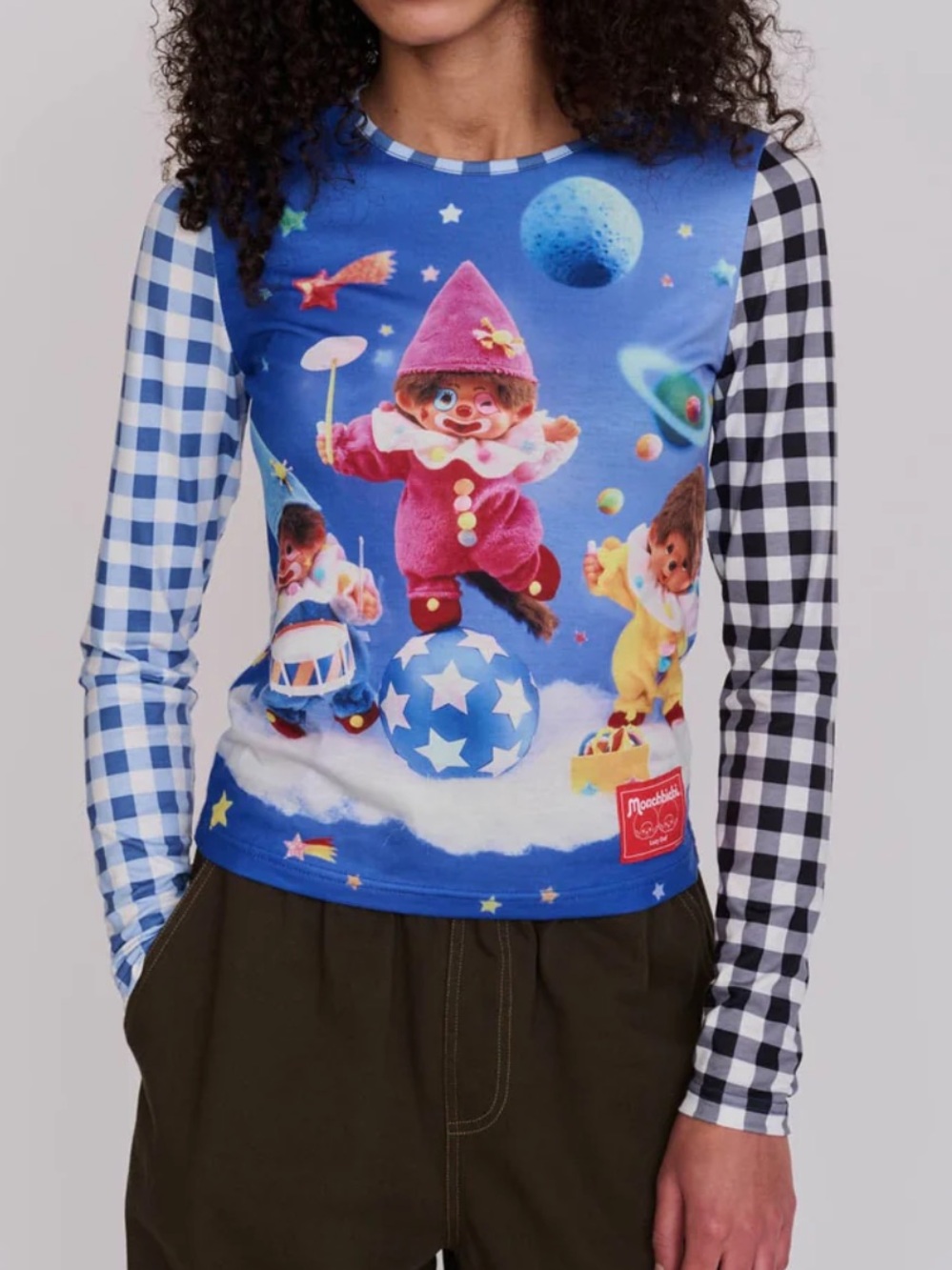 Monchhichi x Lazy Oaf Mash Up Top